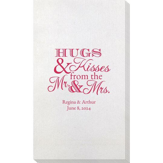 Hugs and Kisses Bamboo Luxe Guest Towels